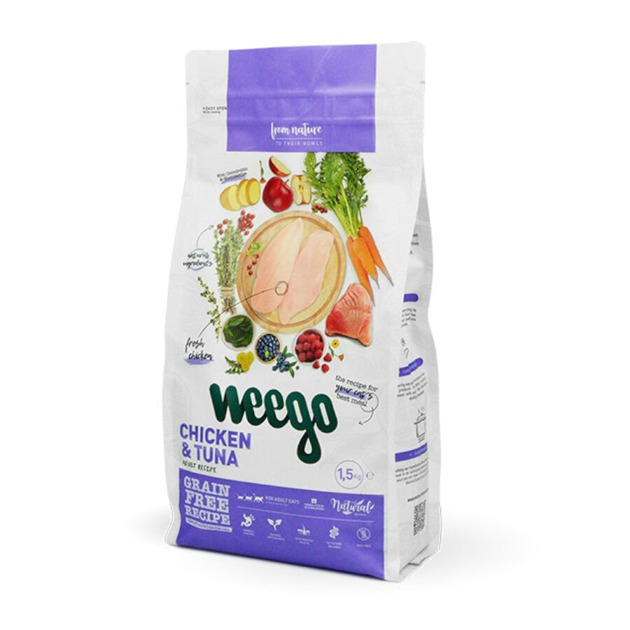 7 kg Weego Frango e At&uacute;m ra&ccedil;&atilde;o para gatos, , large Imagem n&uacute;mero 1